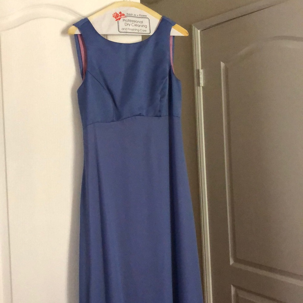 Blue long dress